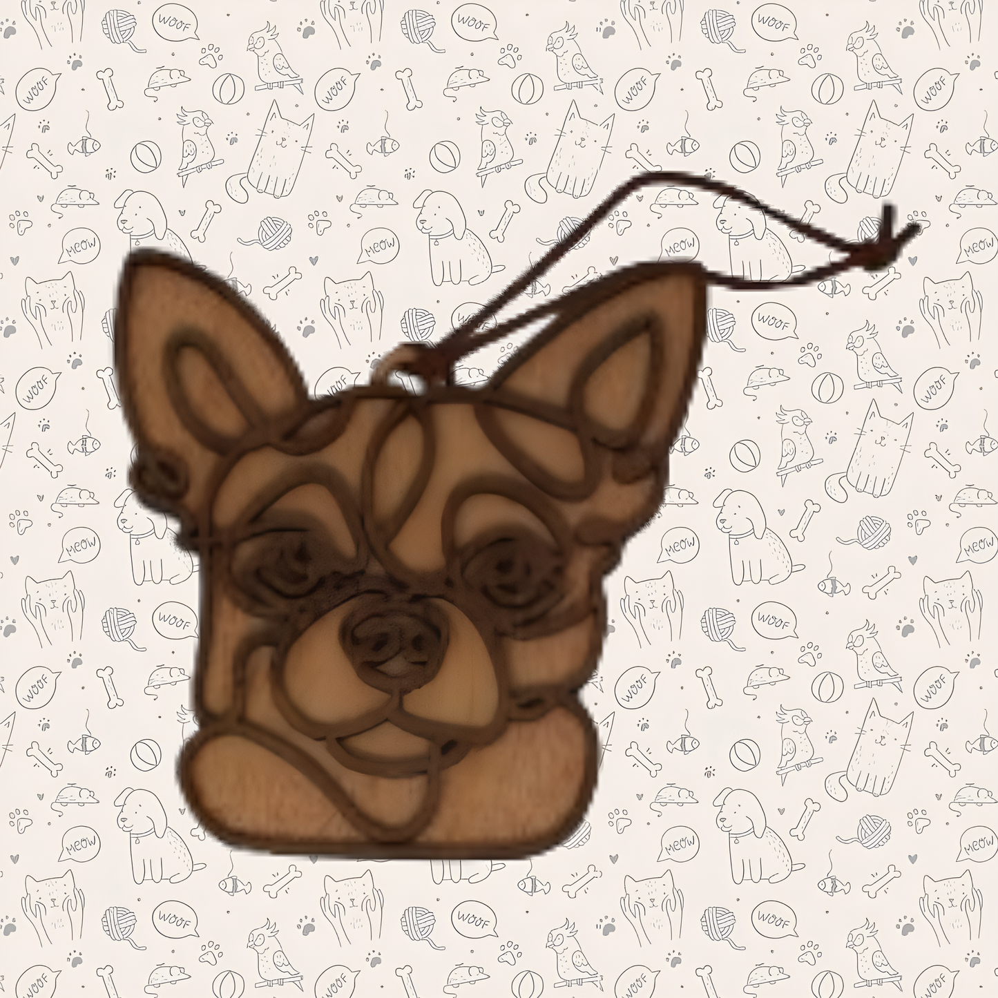 Chihuahua Dog Ornament