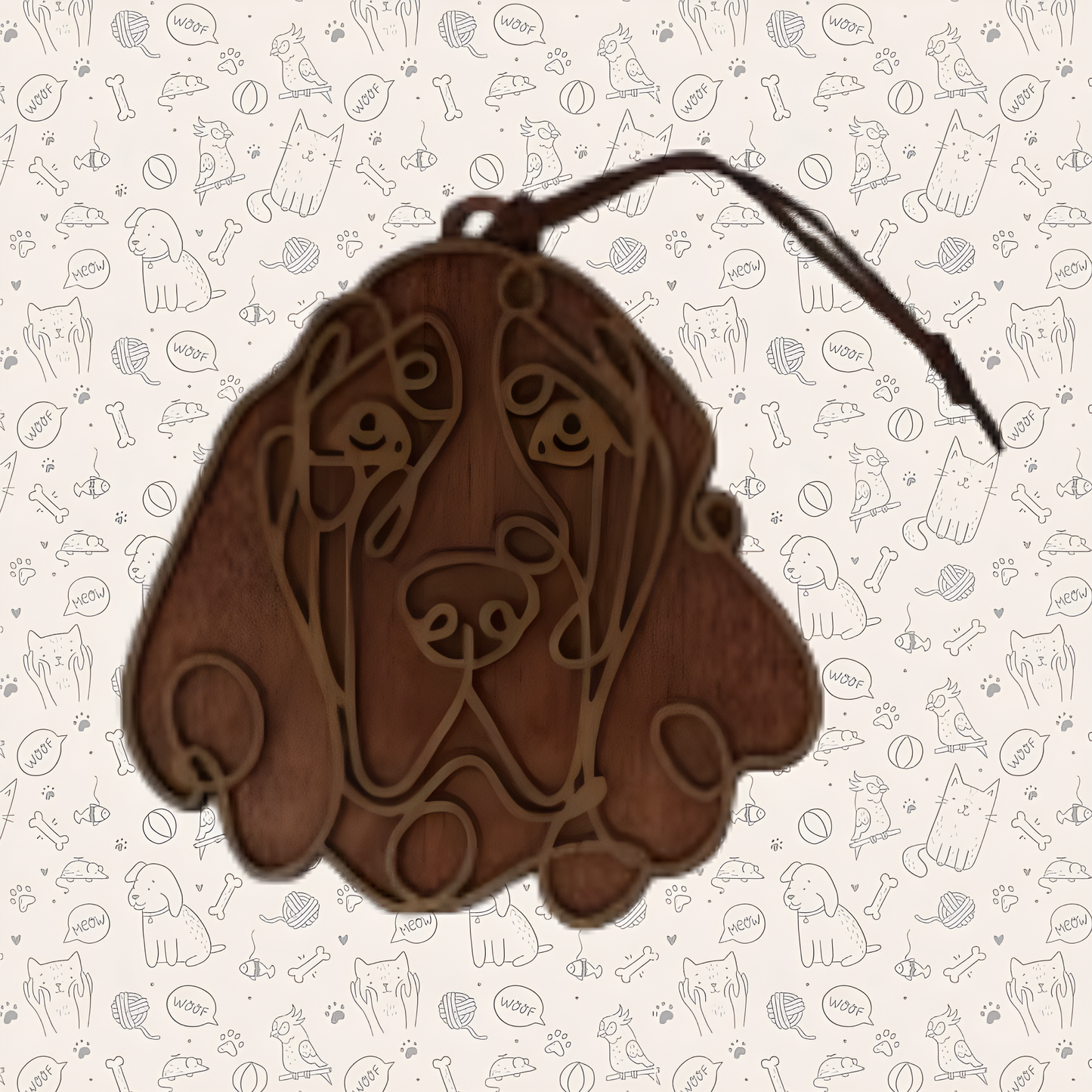 Bloodhound Dog Ornament