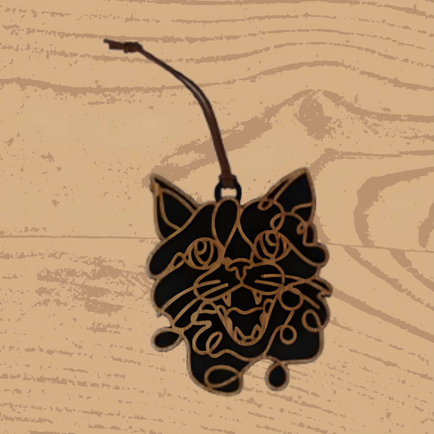 Crazy Cat Ornament – Playful Handcrafted Décor