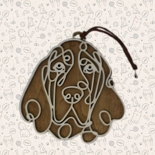 Bloodhound Dog Ornament