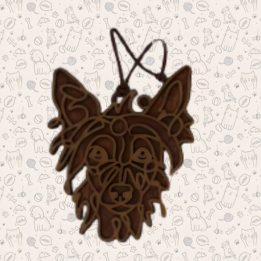 Chinese Crested Dog Ornament