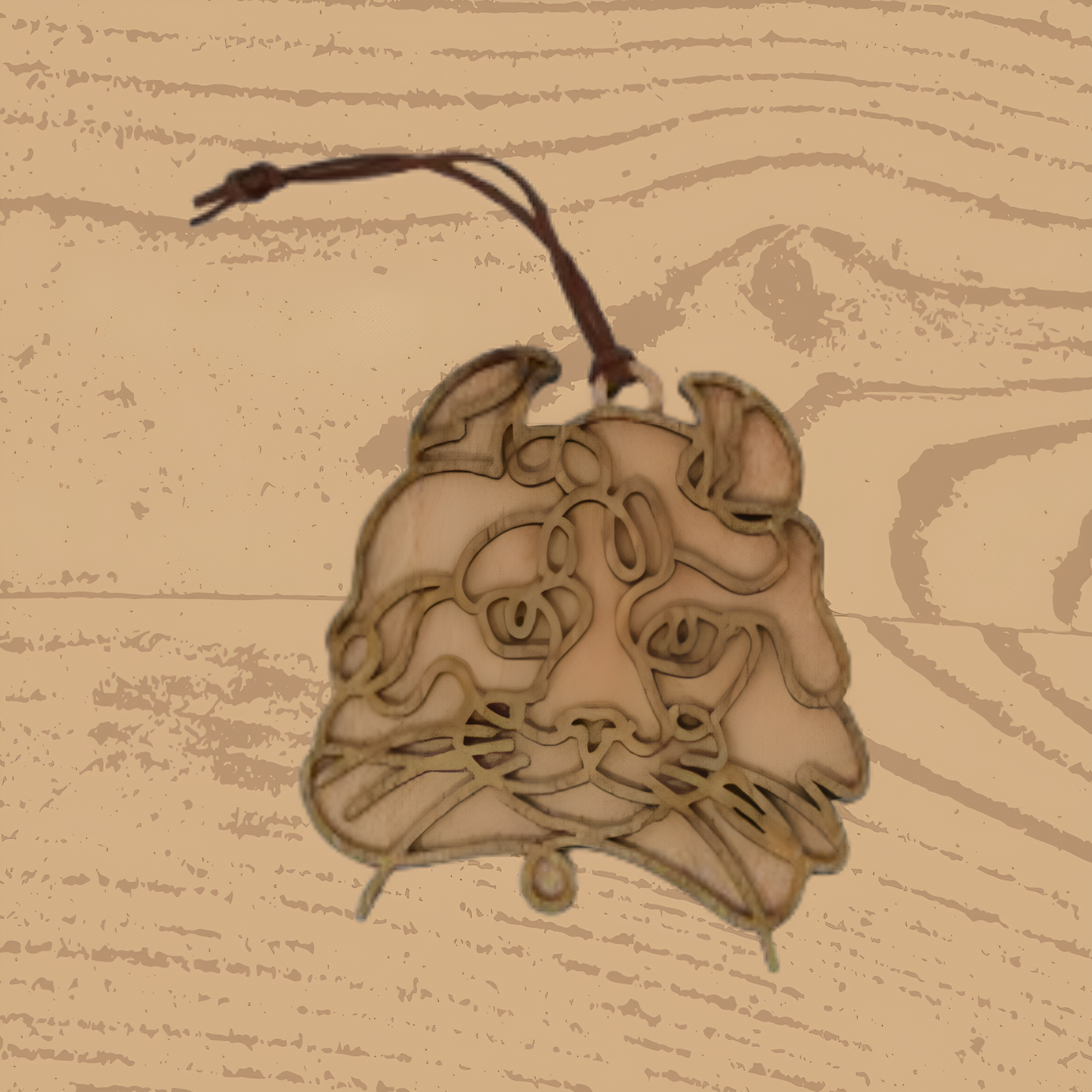 American Curl Cat Ornament – Elegant Handcrafted Décor