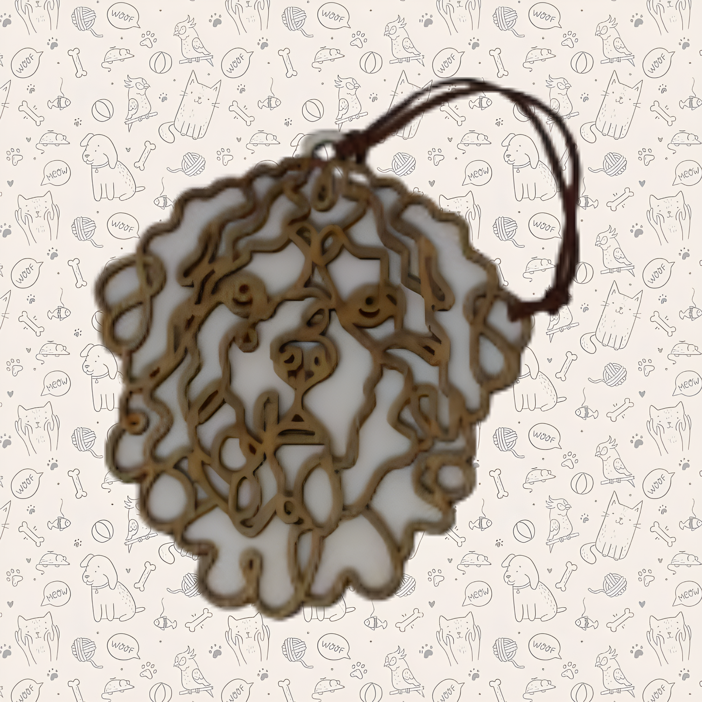 Bouvier Des Flanders Dog Ornament