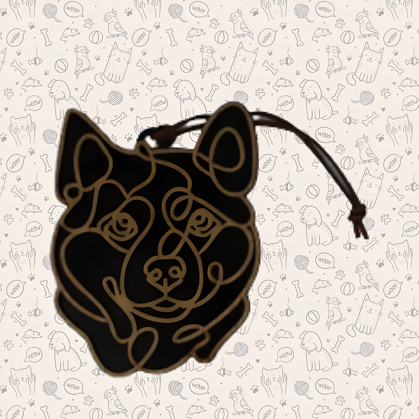 Akita Dog Ornament